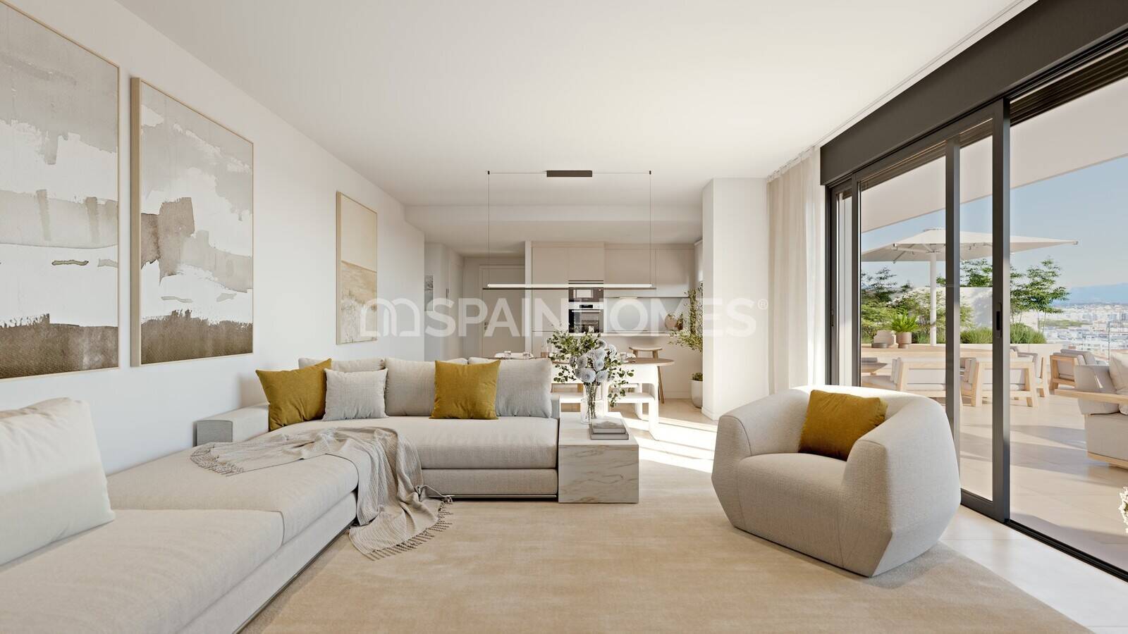 Appartamento a Estepona, Malaga, Spagna 3 camere da letto, 143 mq. N° 164966