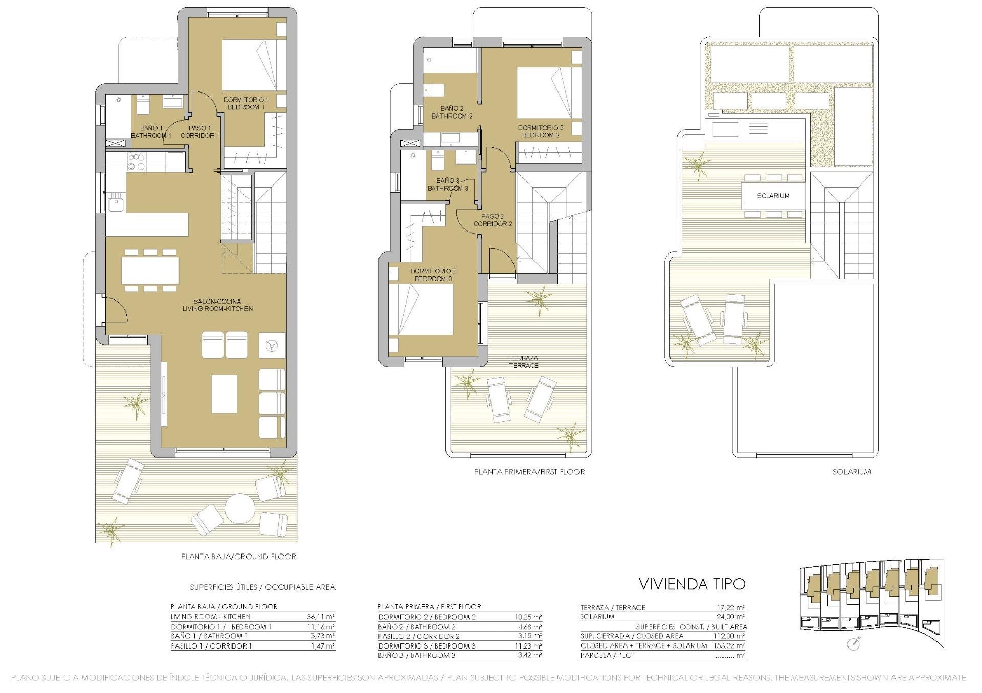 Villa Pilar de la Horadada, Alicante, Spānijā 3 istabas, 112 m2 Nr. 141990