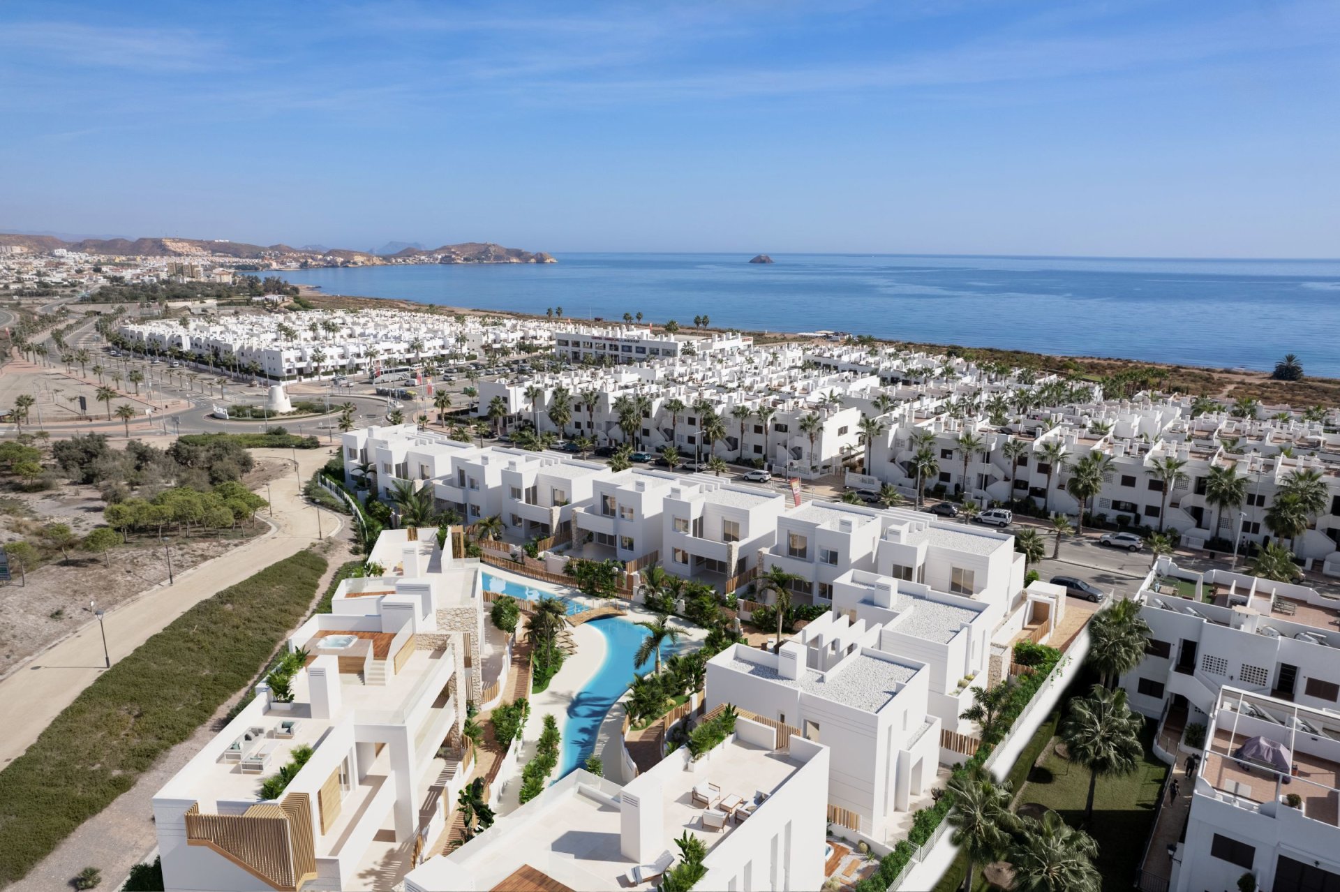 Bungalow i San Juan De Los Terreros, Almeria, Spanien 2 sovrum, 174 kvm. Nr. 190316