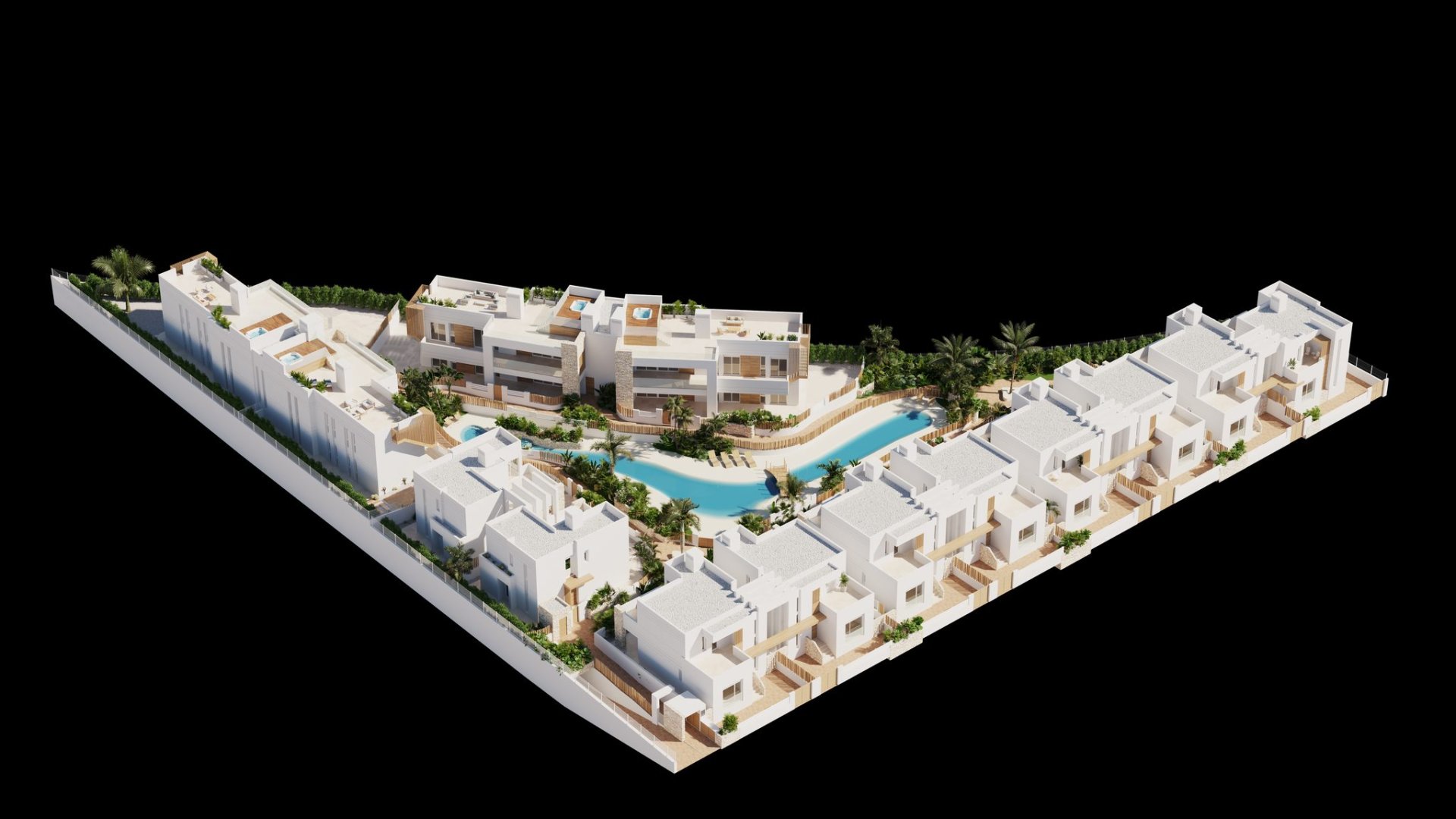 Bungalow i San Juan De Los Terreros, Almeria, Spanien 2 sovrum, 174 kvm. Nr. 190316