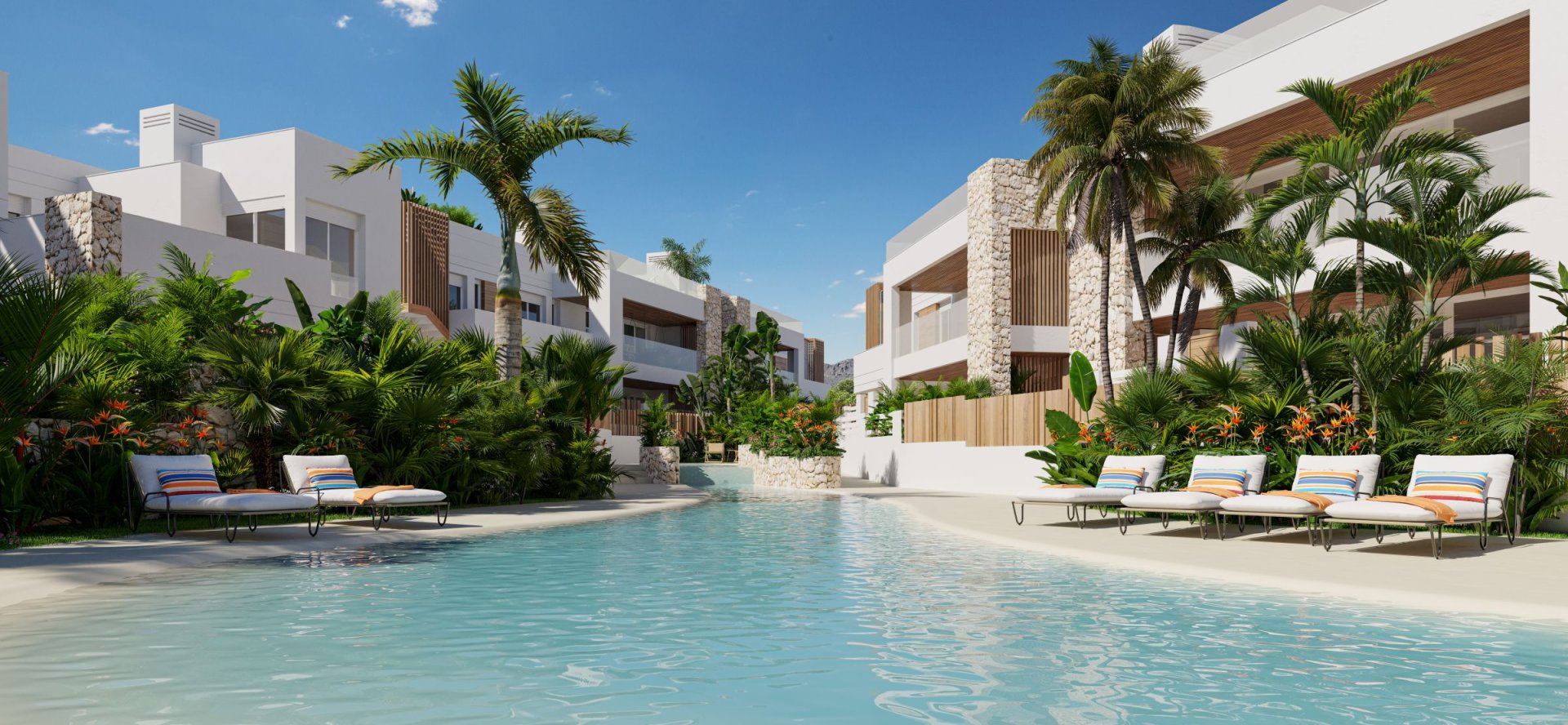 Bungalow i San Juan De Los Terreros, Almeria, Spanien 2 sovrum, 174 kvm. Nr. 190316