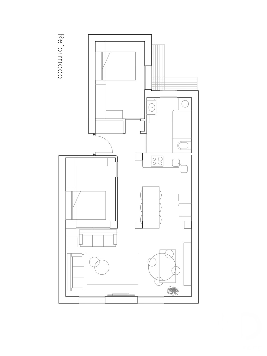 Huoneisto Madrid, Espanja 2 makuuhuonetta, 75 m2 No. 195781
