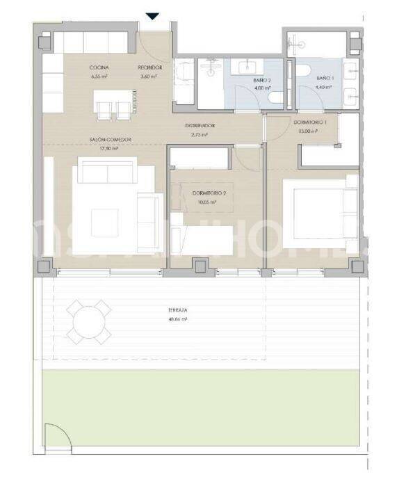 Dzīvoklis Torremolinos, Malaga, Spānijā 2 istabas, 68 m2 Nr. 196481