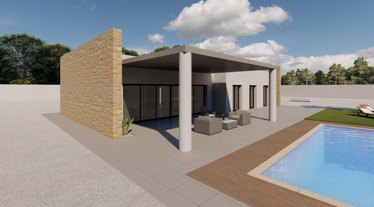 Villa en Pinoso, Alicante, España 3 dormitorios, 168 m2 No. 161233