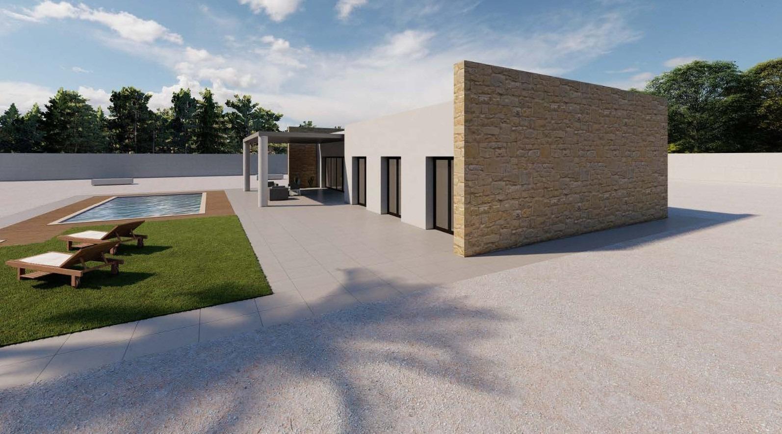 Villa en Pinoso, Alicante, España 3 dormitorios, 168 m2 No. 161233