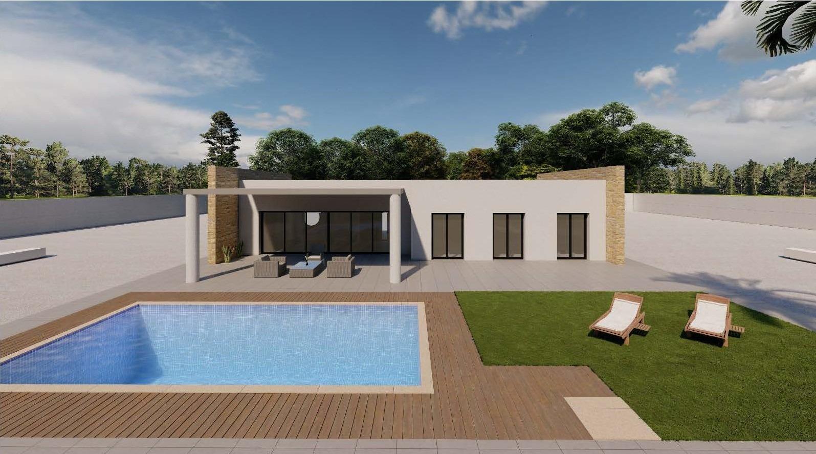 Villa en Pinoso, Alicante, España 3 dormitorios, 168 m2 No. 161233