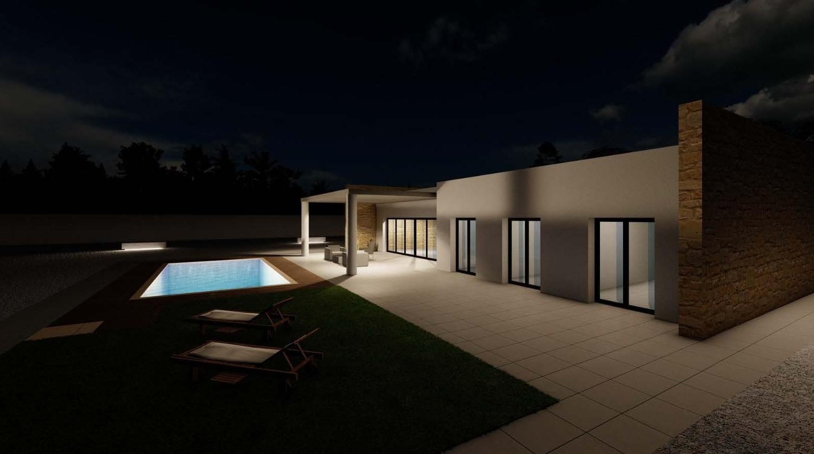 Villa en Pinoso, Alicante, España 3 dormitorios, 168 m2 No. 161233