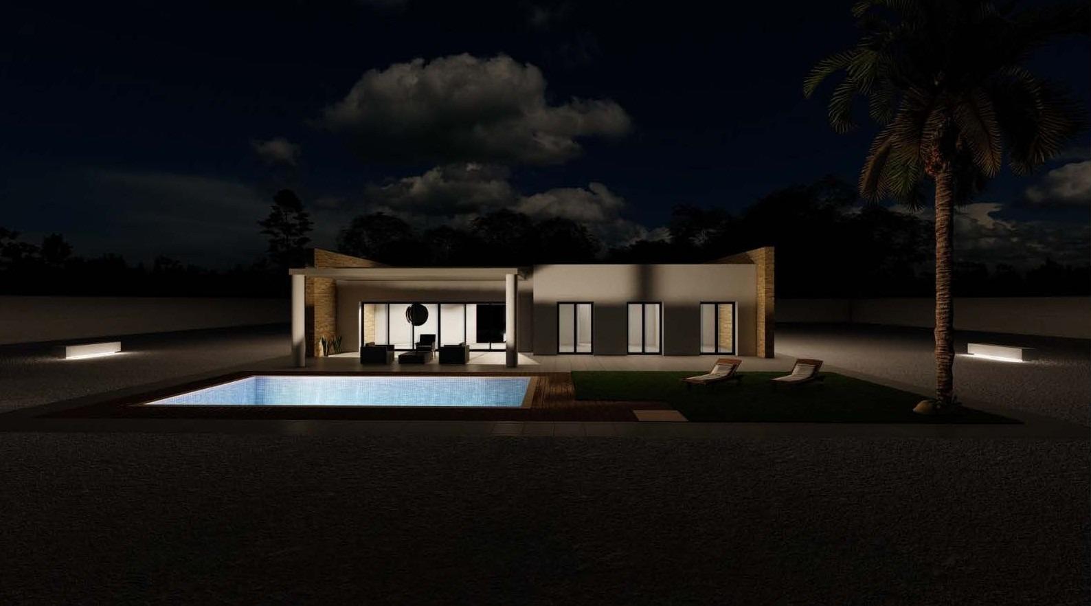 Villa en Pinoso, Alicante, España 3 dormitorios, 168 m2 No. 161233