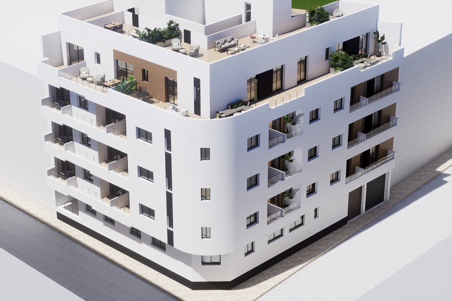 Apartamento en Torrevieja, Alicante, España 1 dormitorio, 63 m2 No. 193309