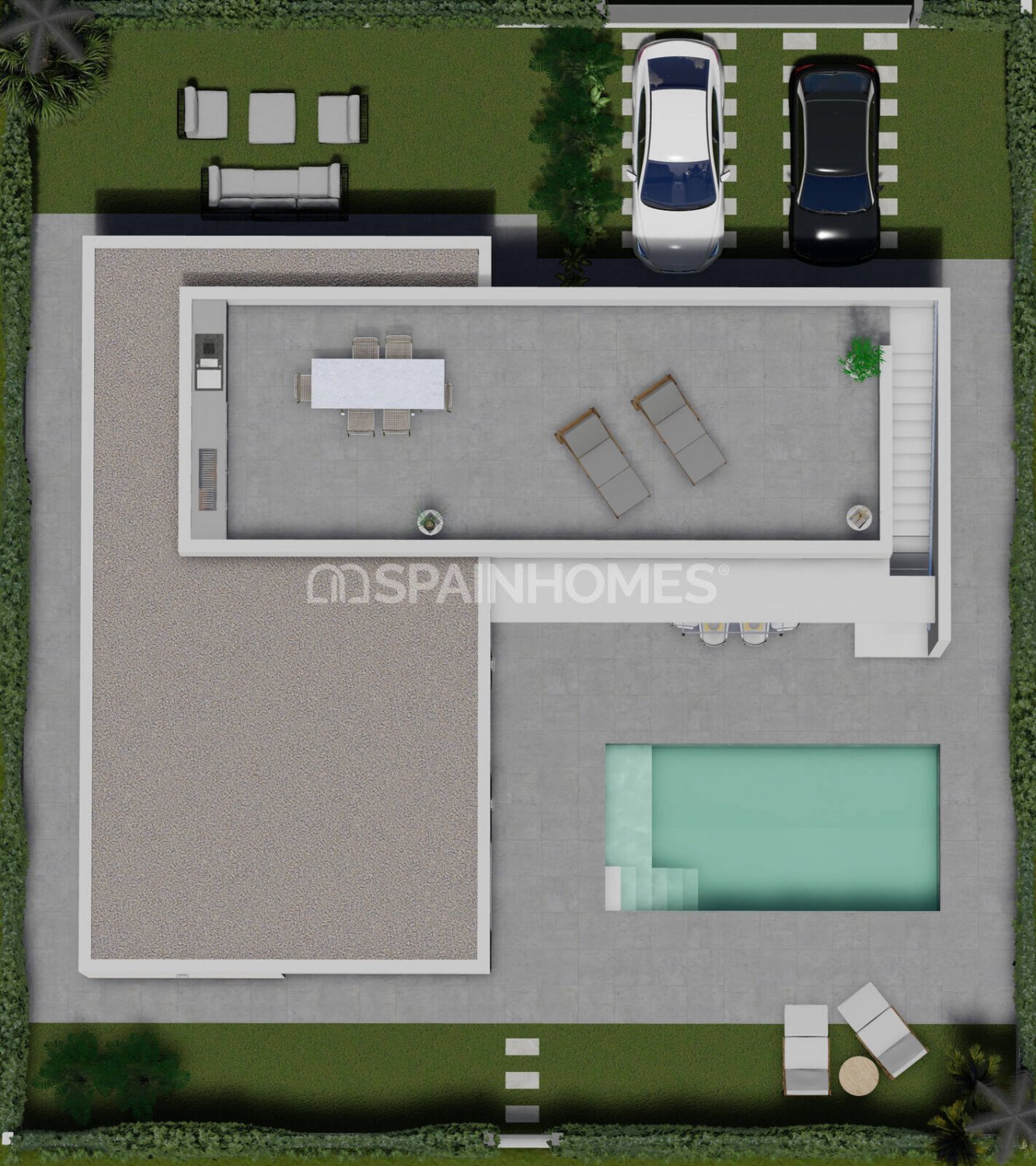 Villa i Pulpi, Almeria, Spanien 3 sovrum, 98 kvm. Nr. 76656