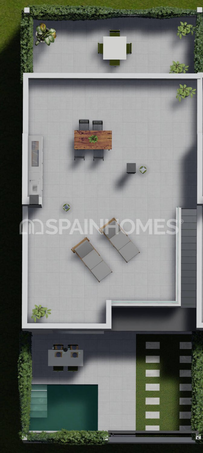 Villa i Pulpi, Almeria, Spanien 3 sovrum, 98 kvm. Nr. 76656