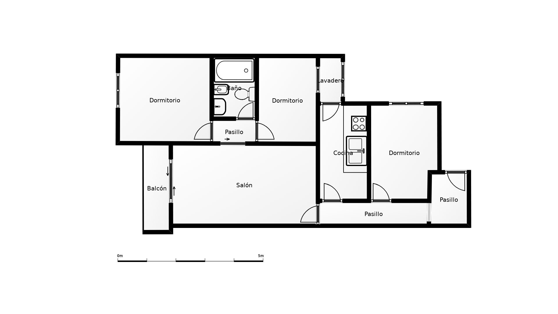 Dzīvoklis Barbera Del Valles, Barcelona, Spānijā 3 istabas, 71 m2 Nr. 191098