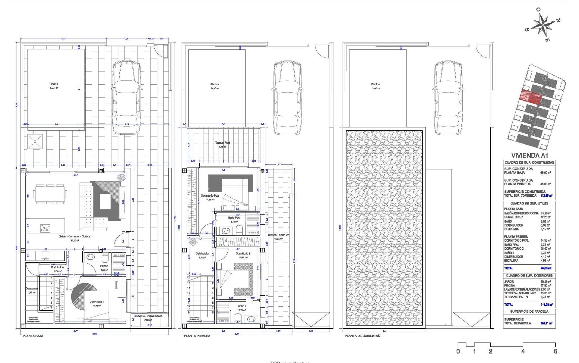 Villa San Pedro del Pinatar, Murcia, Spānijā 3 istabas, 112 m2 Nr. 151528