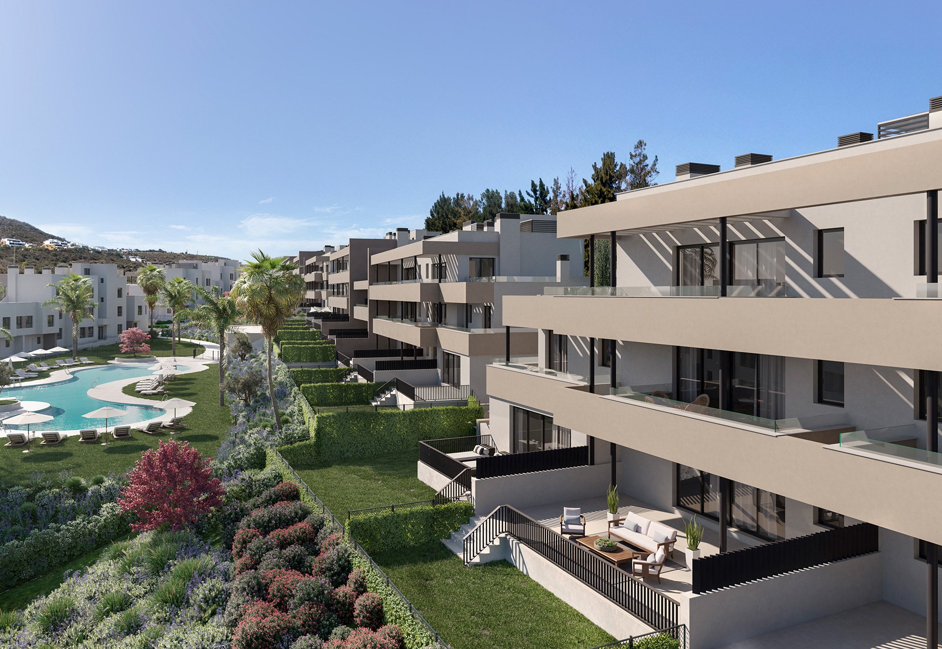 Apartment in Casares, Malaga, Spain 4 bedrooms, 179 sq.m. No. 136864