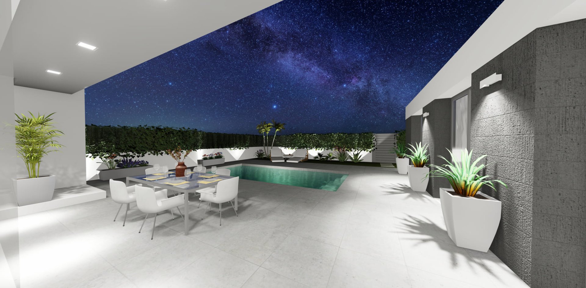 Villa i San Juan de Terreros, Almeria, Spanien 3 sovrum, 122 kvm. Nr. 136861