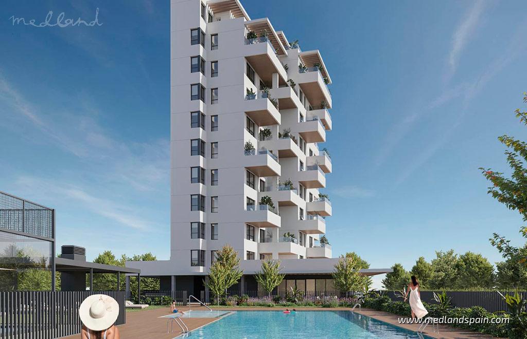 Appartamento a Calpe, Alicante, Spagna 2 camere da letto, 84 mq. N° 179382