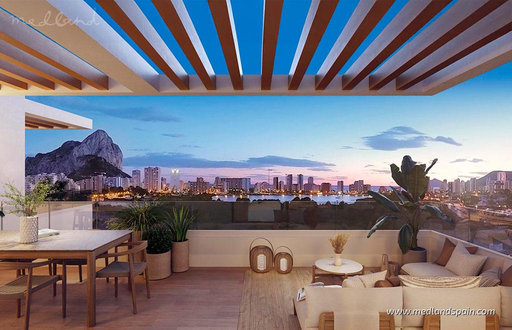 Apartamento en Calpe, Alicante, España 3 dormitorios, 110 m2 No. 179383