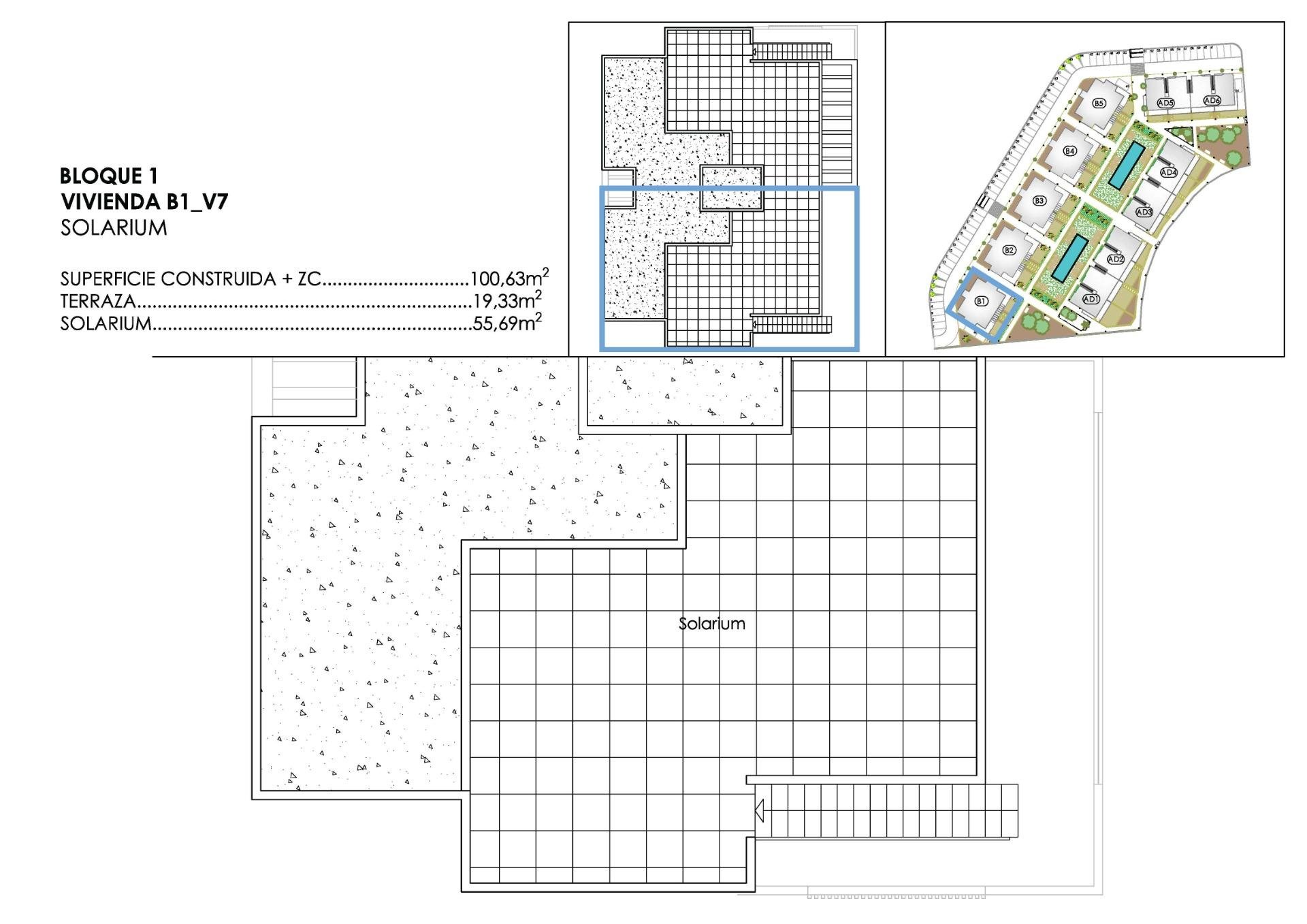 Apartment in Santa Rosalia, Murcia, Spain 3 bedrooms, 100 sq.m. No. 192034
