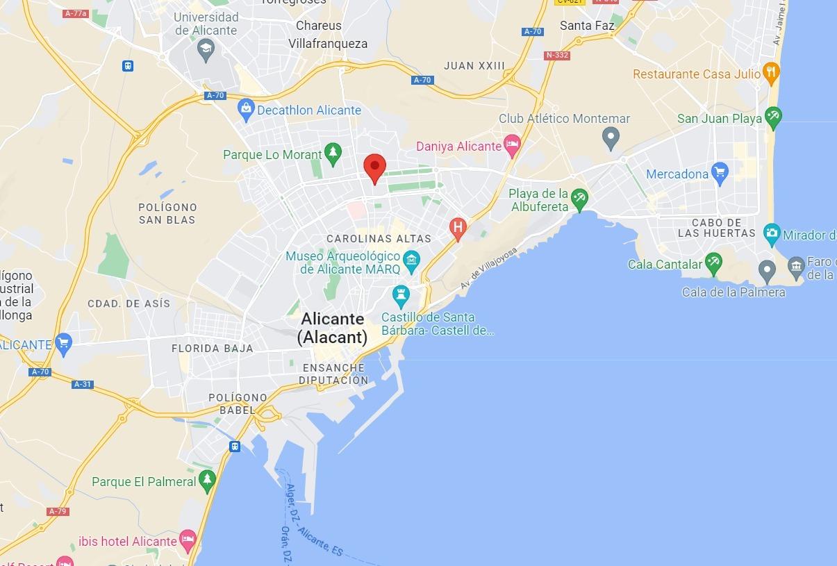 Parcela en Alicante, España 445 m2 No. 168713