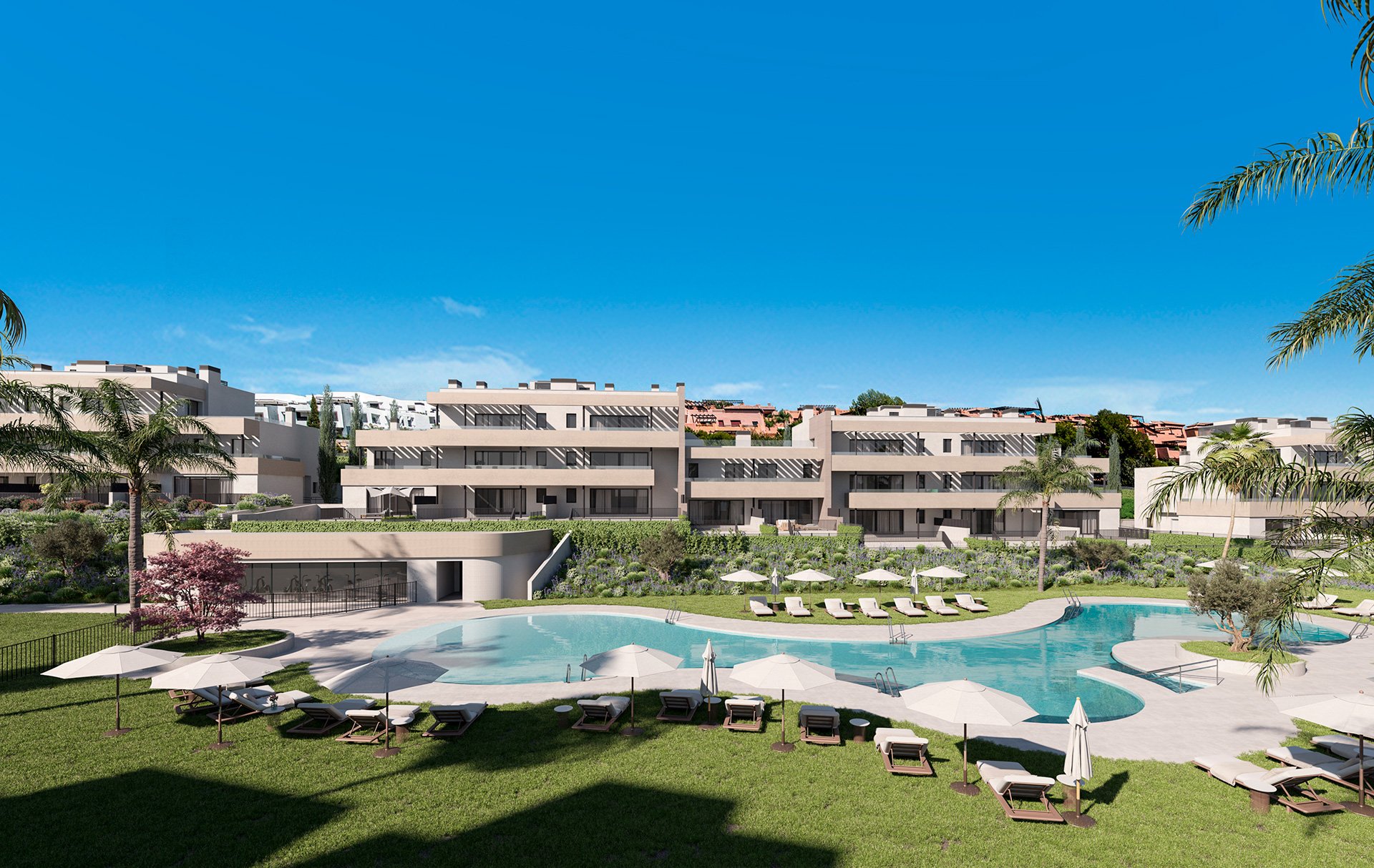 Bungalow en Casares, Málaga, España 2 dormitorios, 98 m2 No. 136867