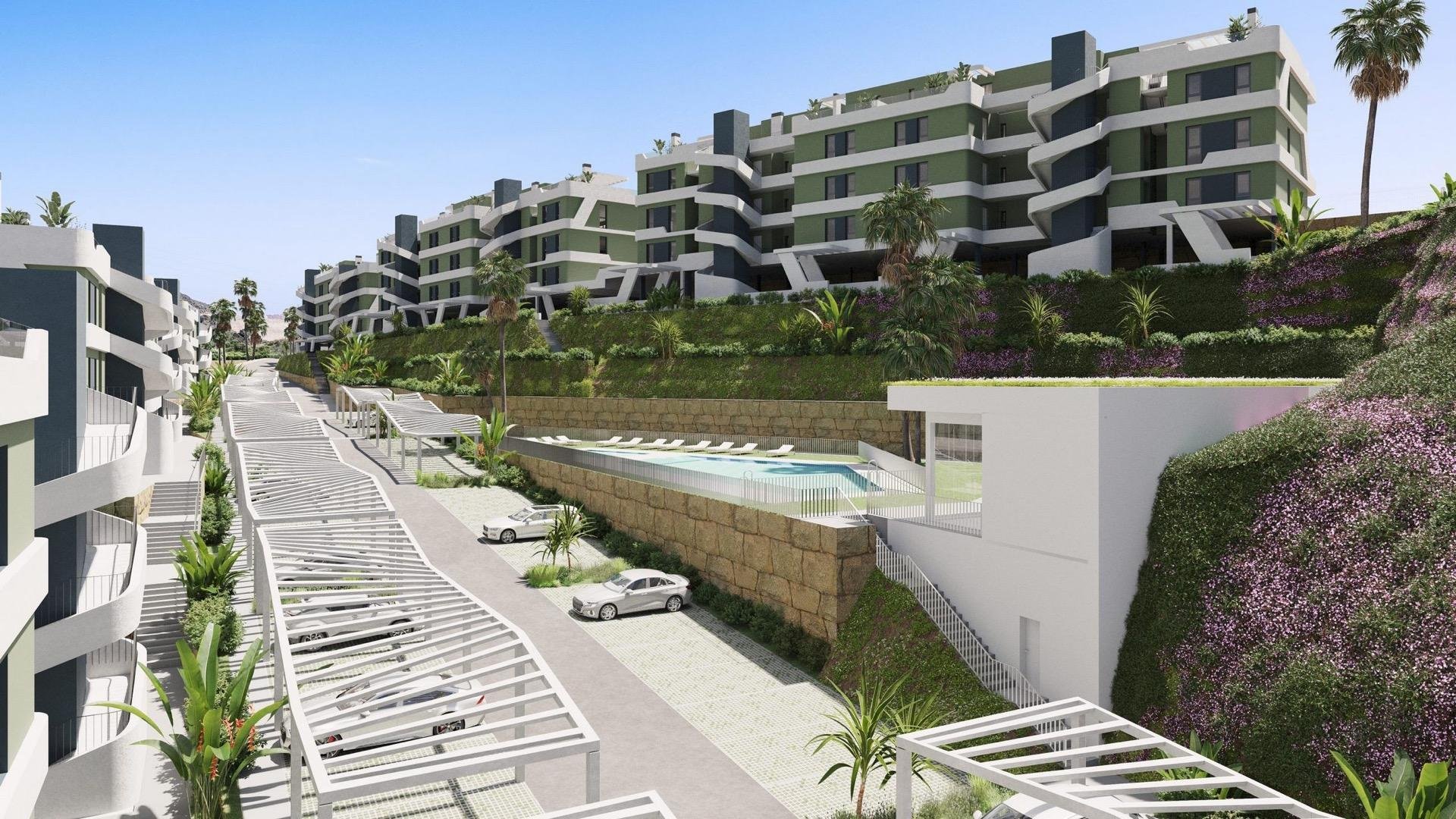 Takvåning i Mijas, Malaga, Spanien 3 sovrum, 116 kvm. Nr. 169506