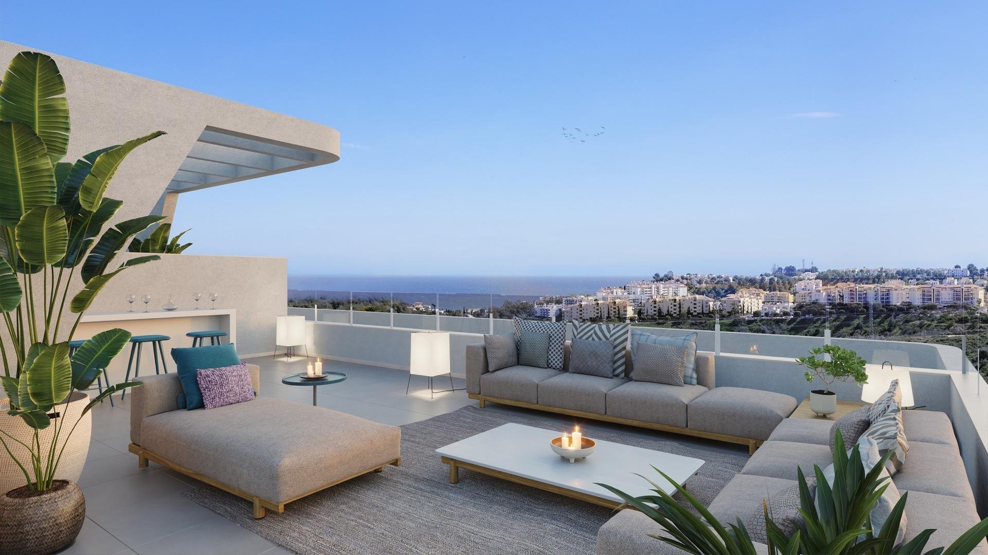 Penthouse in Mijas, Malaga, Spain 2 bedrooms, 116 sq.m. No. 169507