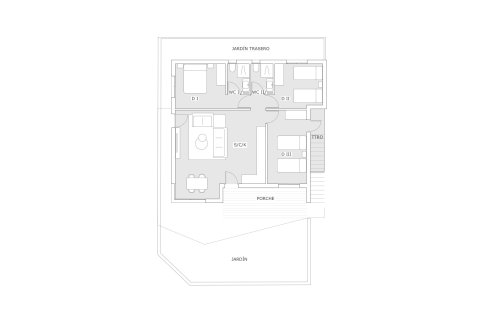 Layout 3 bedrooms, 168.44 sq.m. in HORIZON in San Miguel de Salinas, Spain No. 171948