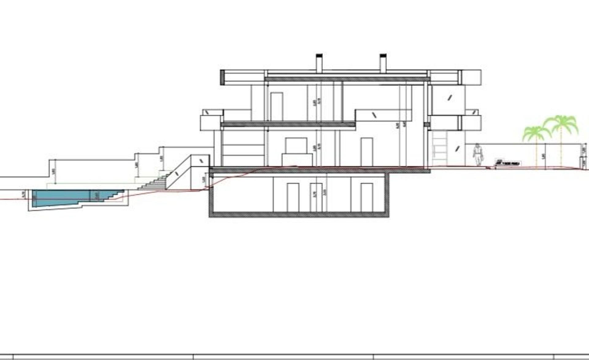 Villa i La Font, Alicante, Spanien 4 sovrum, 500 kvm. Nr. 165595