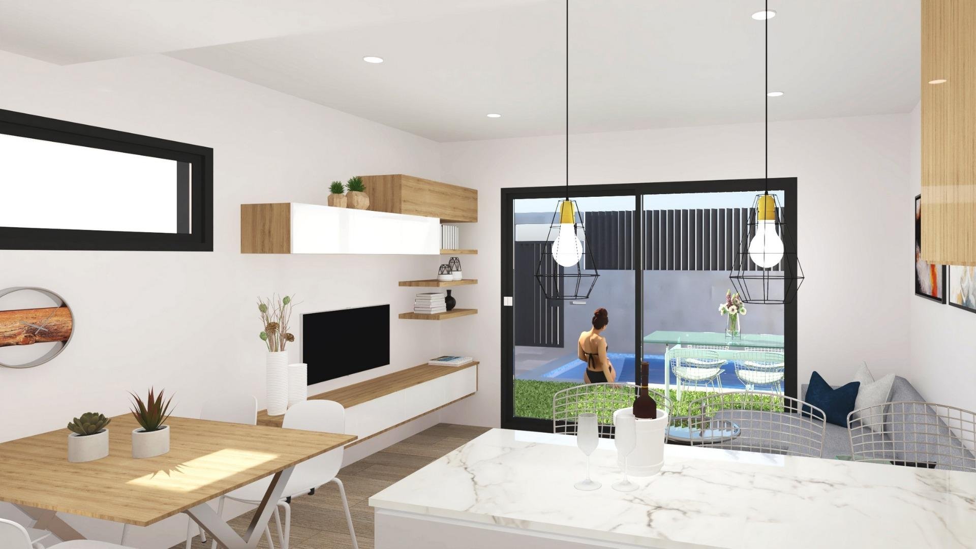Villa in Santiago de la Ribera, Murcia, Spanien 3 Schlafzimmer, 107 m2 Nr. 142745