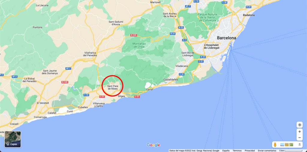 Komerciāls īpašums Sant Pere de Ribes, Barcelona, Spānijā 1009 m2 Nr. 140914
