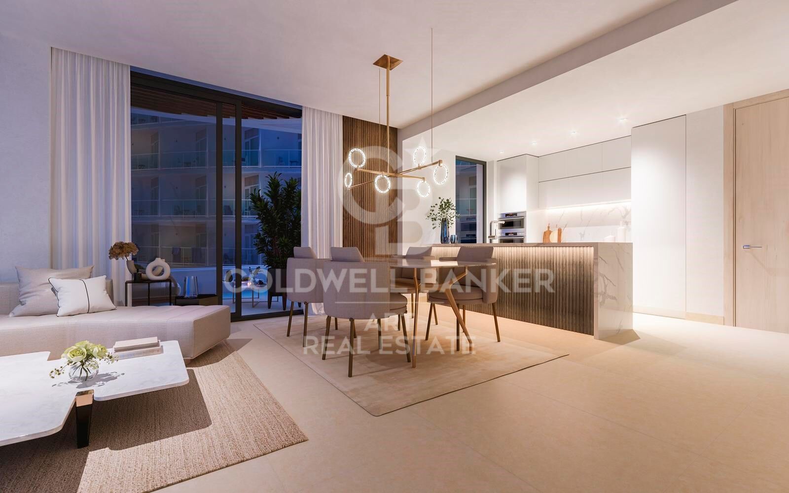 Takvåning i Benalmadena, Malaga, Spanien 3 sovrum, 125 kvm. Nr. 159735