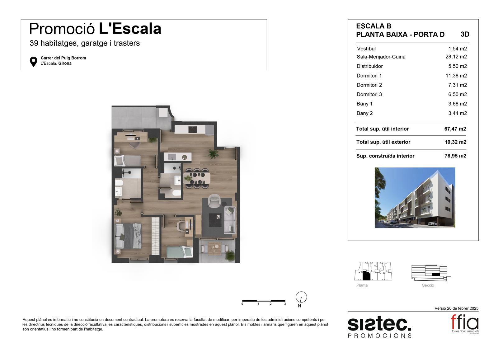 Apartament w Hiszpanii 3 sypialnie, 78 mkw. nr 167914