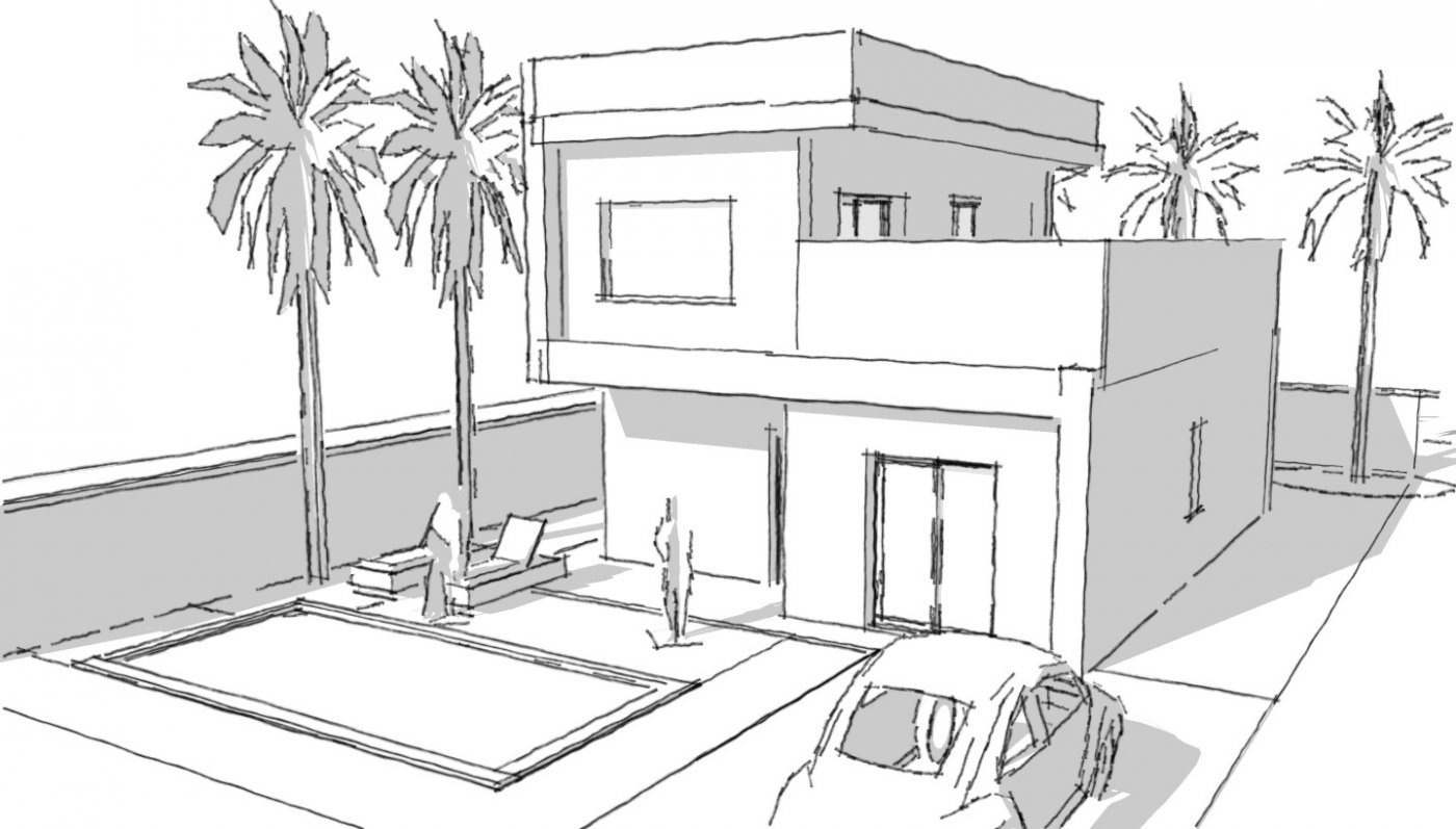 Villa i Ciudad Quesada, Alicante, Spanien 3 sovrum, 102 kvm. Nr. 165073
