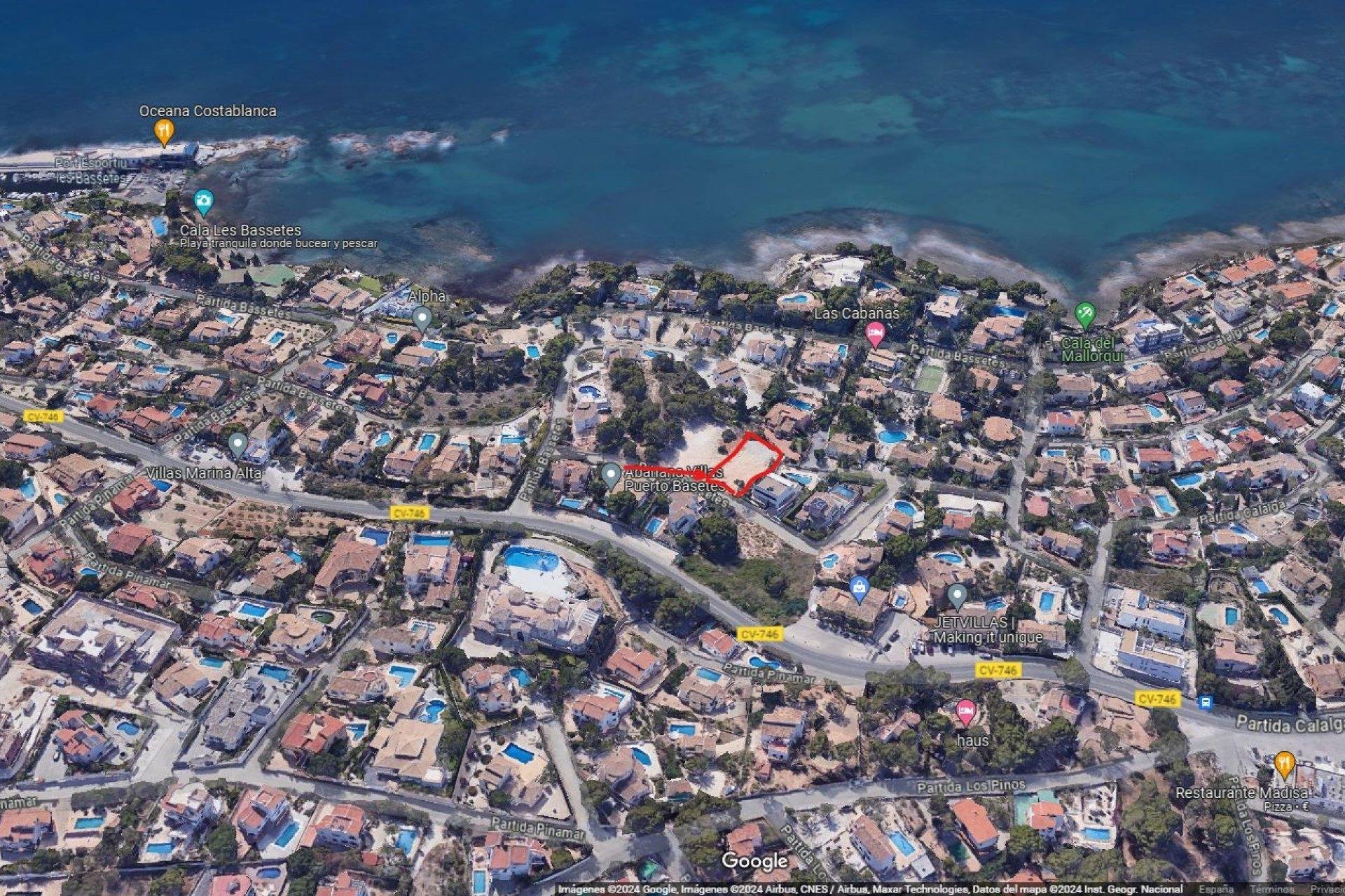 Zemes gabals Calpe, Alicante, Spānijā Nr. 165796