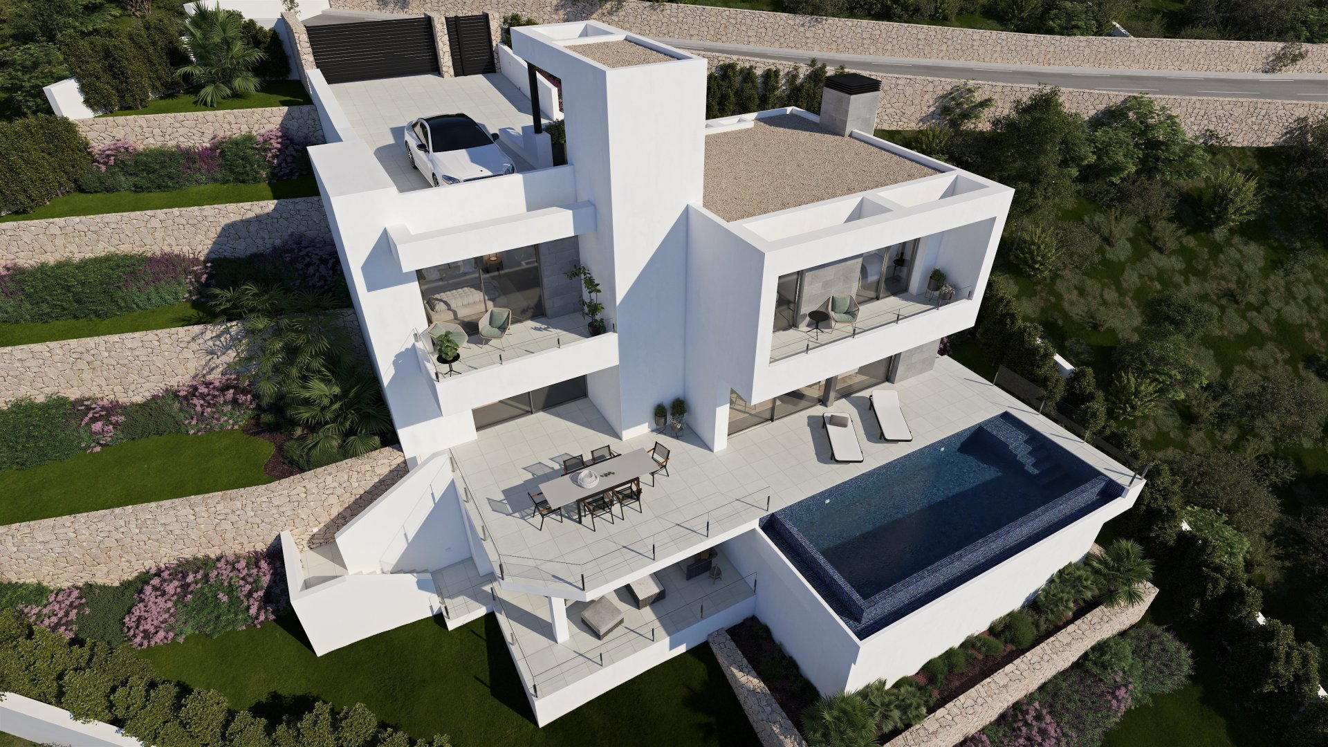 Willa w Cumbre Del Sol, Alicante, Hiszpania 3 sypialnie, 491 mkw. nr 179405