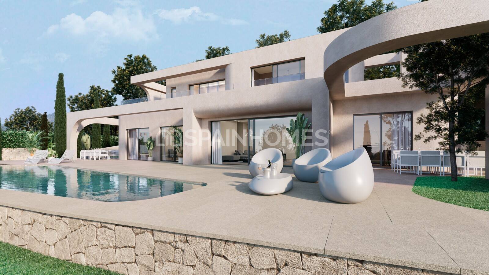 Villa in Javea, Alicante, Spain 4 bedrooms, 165 sq.m. No. 161592