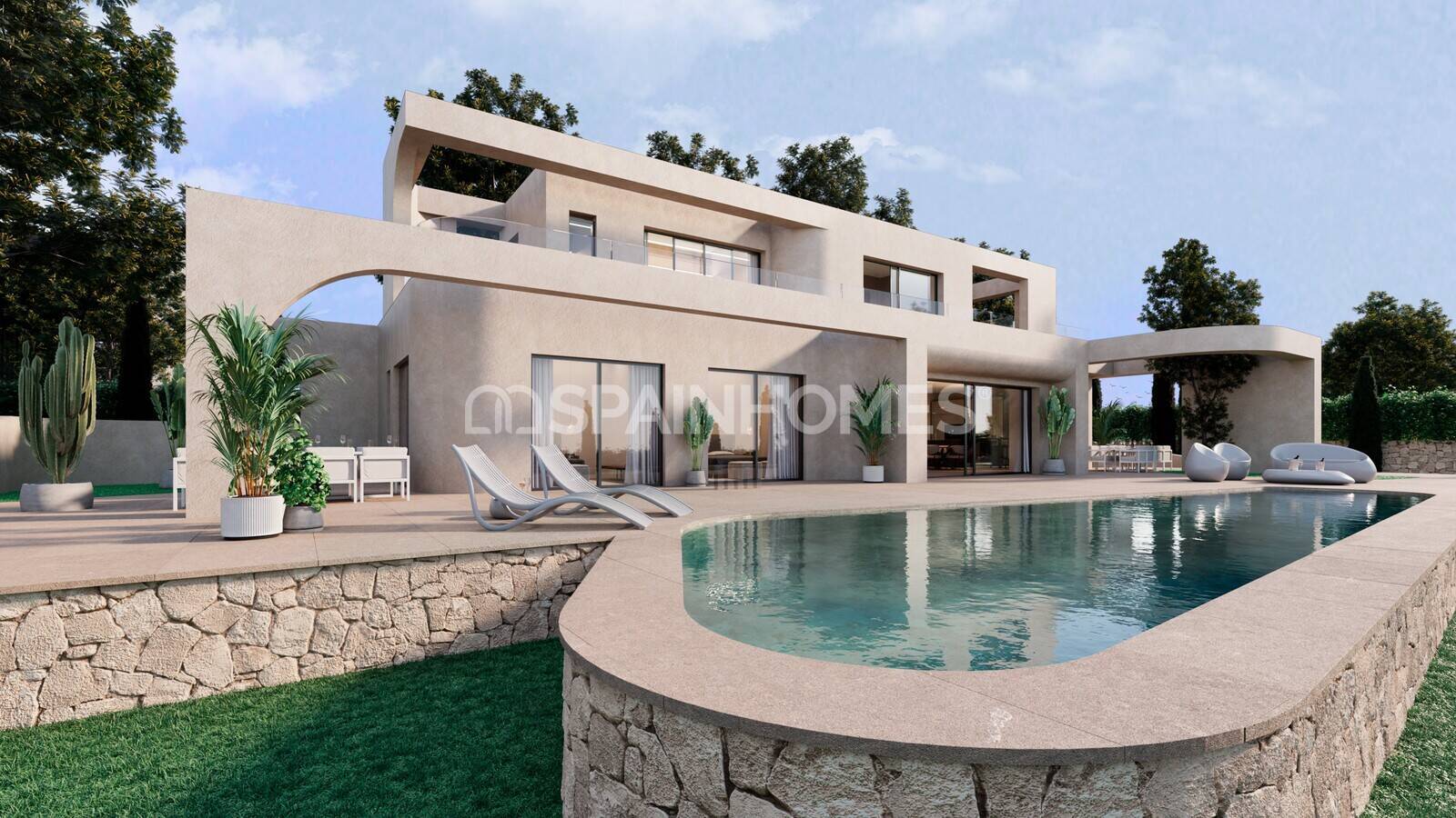 Villa in Javea, Alicante, Spain 4 bedrooms, 165 sq.m. No. 161592