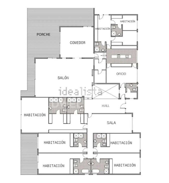 Talo Pozuelo de Alarcon, Madrid, Espanja 7 makuuhuonetta, 800 m2 No. 179008