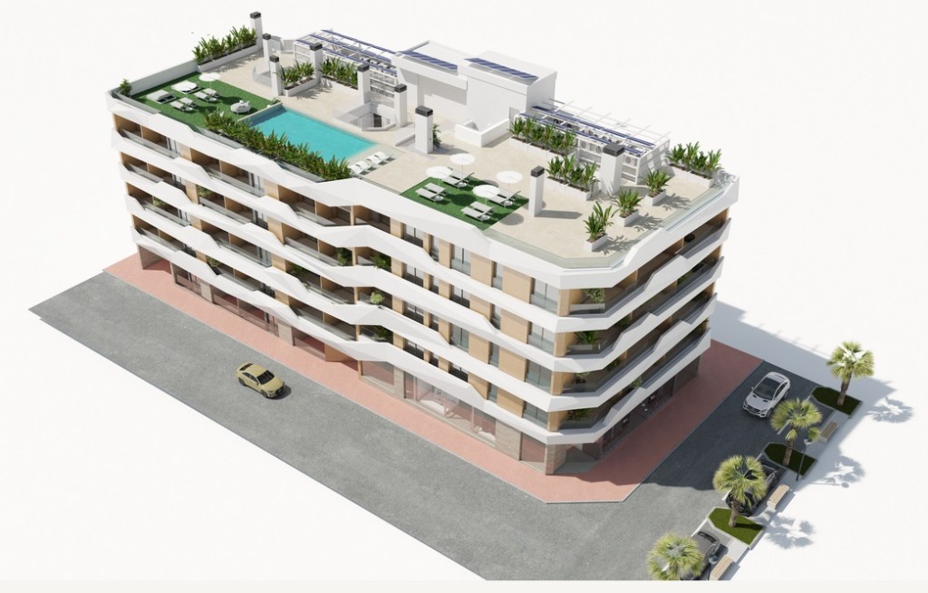 Wohnung in Guardamar del Segura, Alicante, Spanien 2 Schlafzimmer, 80 m2 Nr. 145236