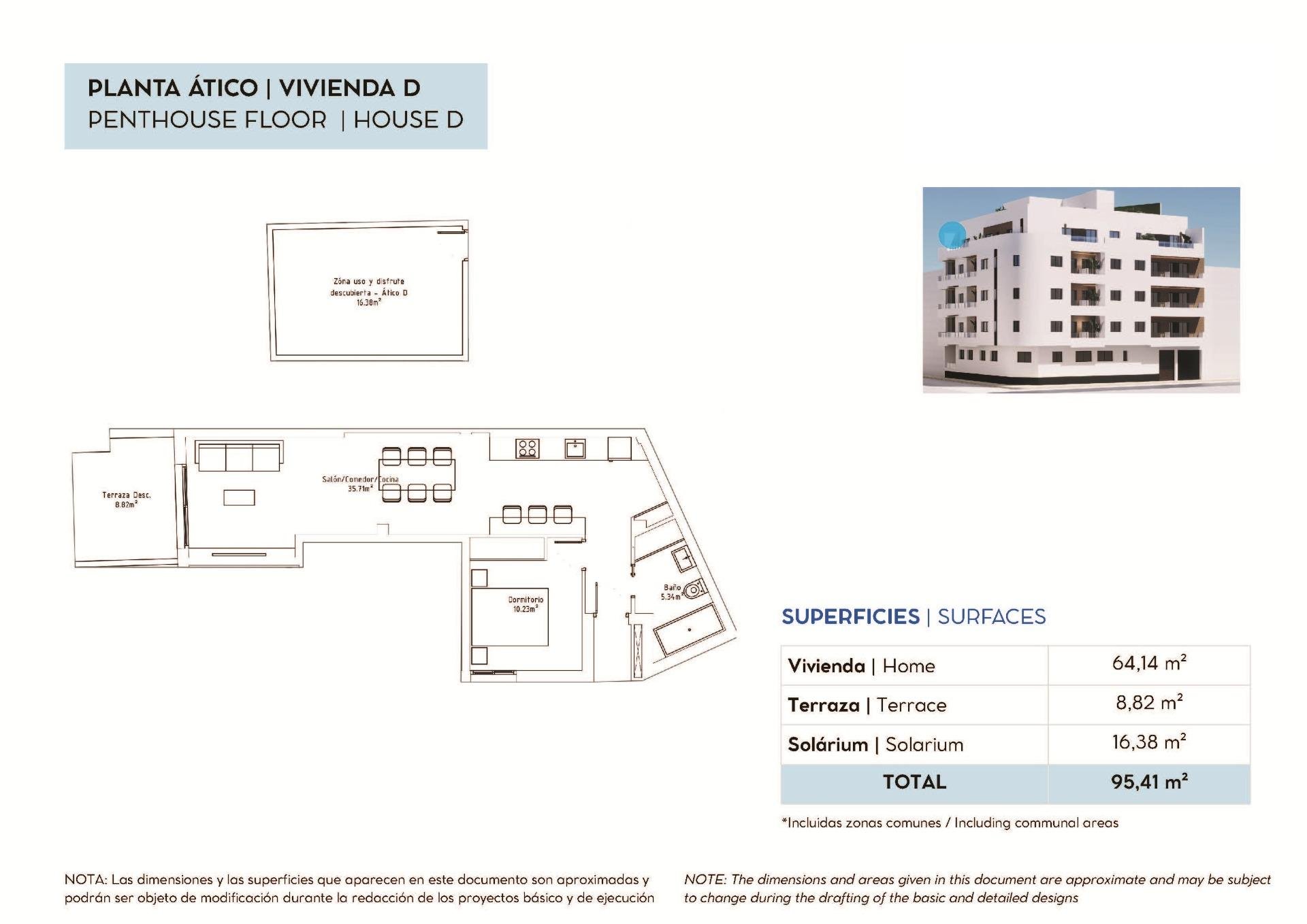 Wohnung in Torrevieja, Alicante, Spanien 1 Schlafzimmer, 64 m2 Nr. 192342