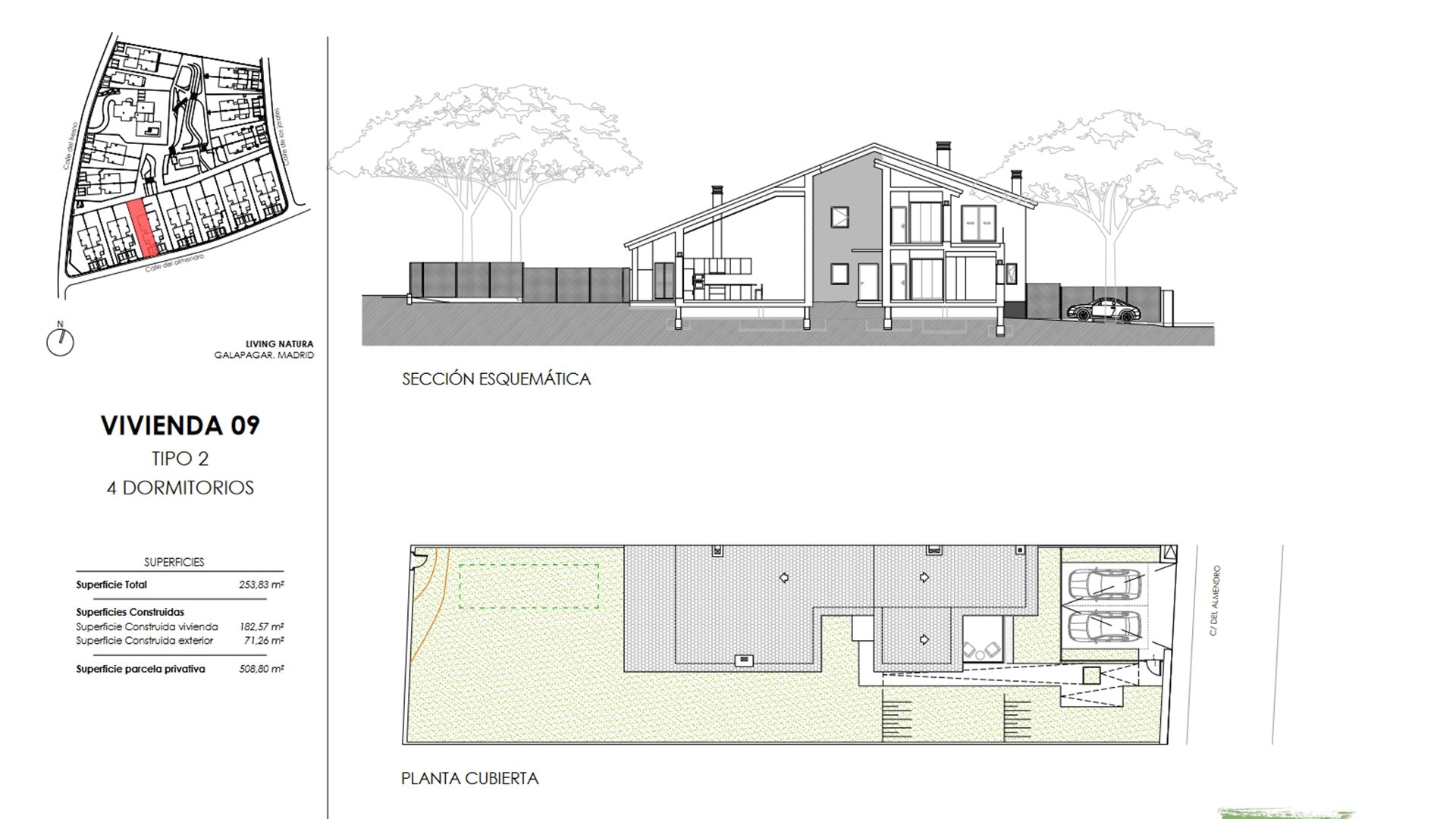 Huvila Living Natura, Colmenarejo, Madrid, Espanja 4 makuuhuonetta, 133.36 m2 No. 73823