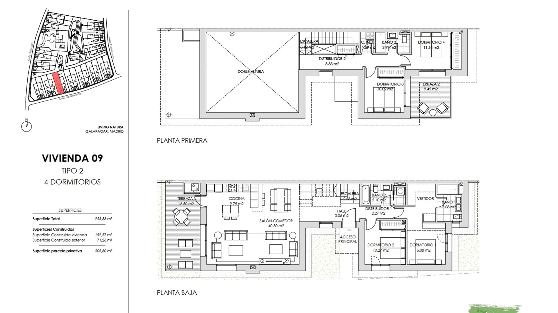 Huvila Living Natura, Colmenarejo, Madrid, Espanja 4 makuuhuonetta, 133.36 m2 No. 73823