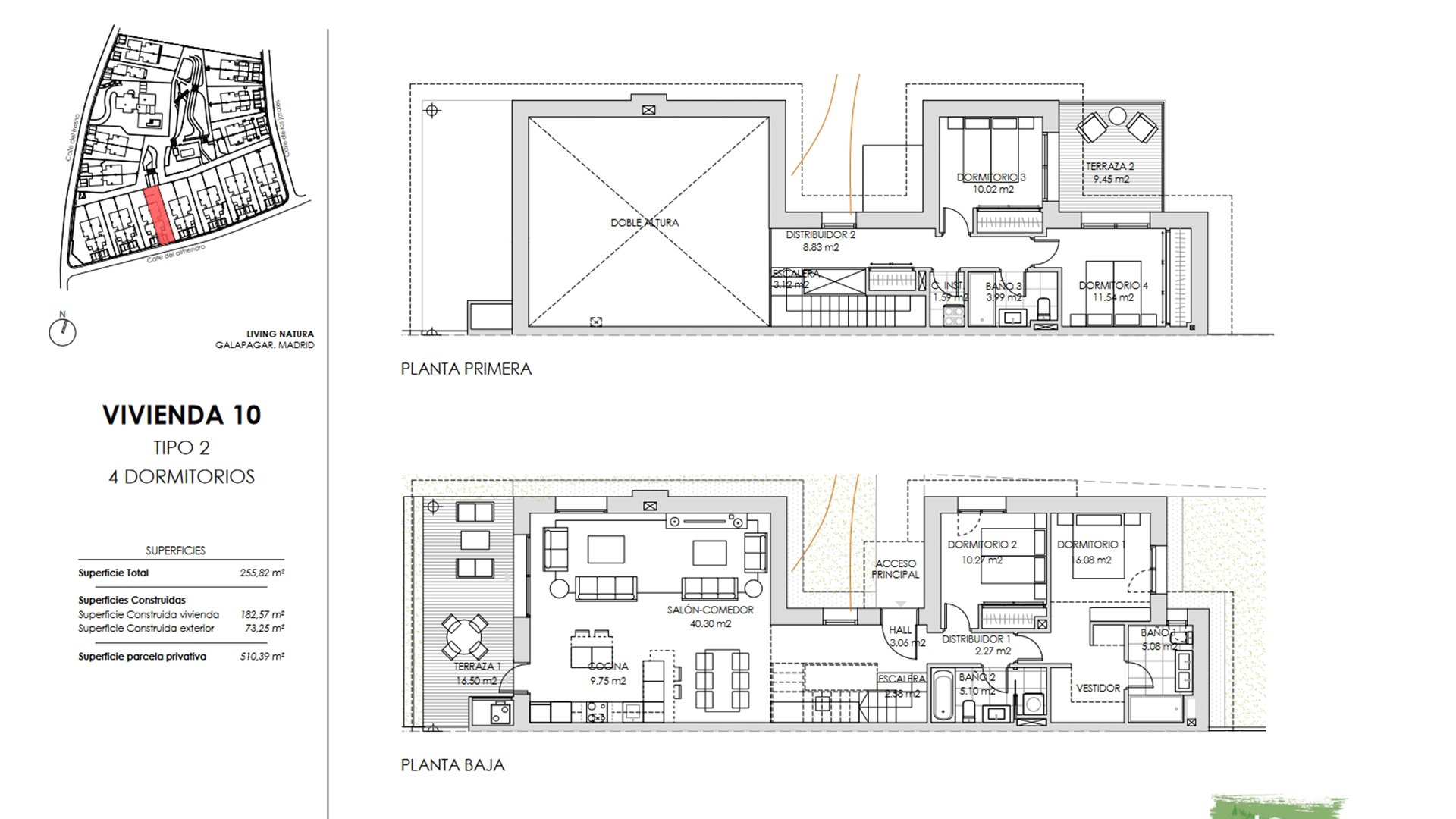 Villa in Living Natura, Colmenarejo, Madrid, Spagna 4 camere da letto, 133.36 mq. N° 73824