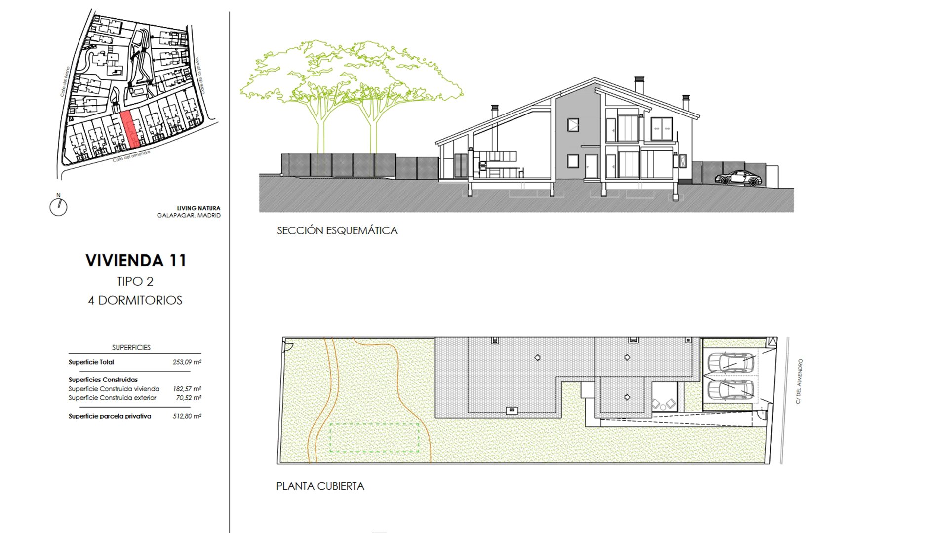 Villa in Living Natura, Colmenarejo, Madrid, Spagna 4 camere da letto, 133.36 mq. N° 73825