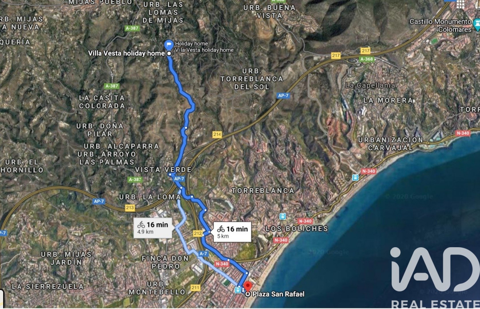 Talo Mijas, Malaga, Espanja 4 makuuhuonetta, 303 m2 No. 172162