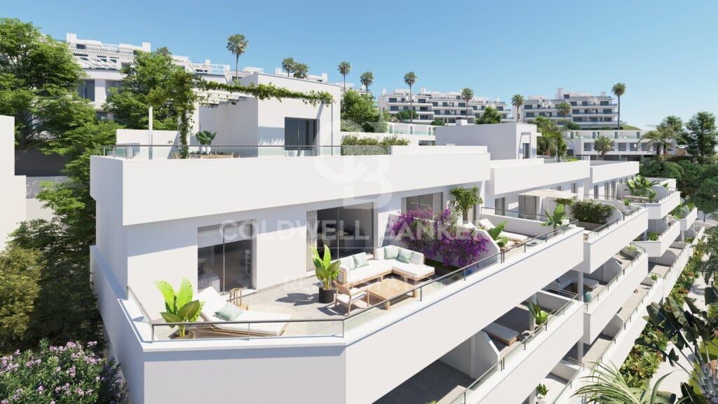 Lägenhet i Estepona, Malaga, Spanien 3 sovrum, 90 kvm. Nr. 159723
