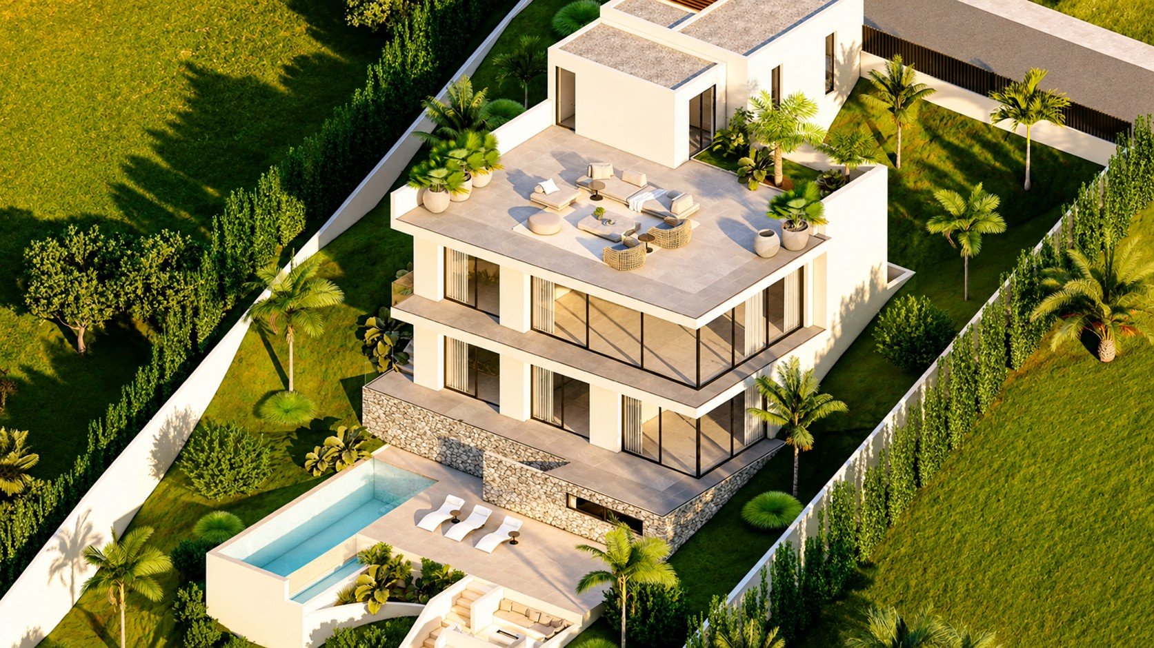Villa à El Camp De Mar, Mallorca, Espagne 5 chambres, 501 m2 No. 180921