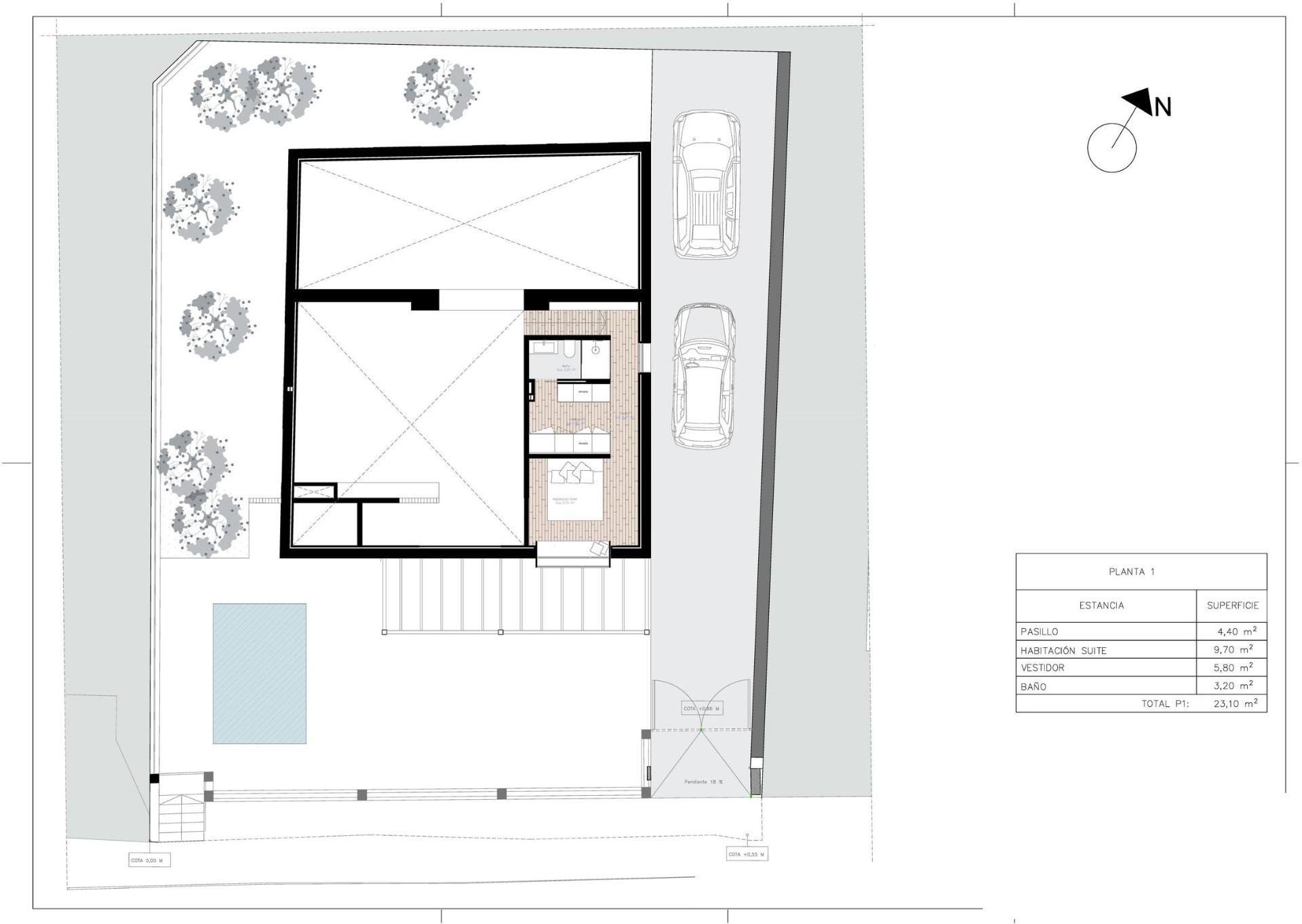 Villa en Monforte del Cid, Alicante, España 3 dormitorios, 129 m2 No. 161291