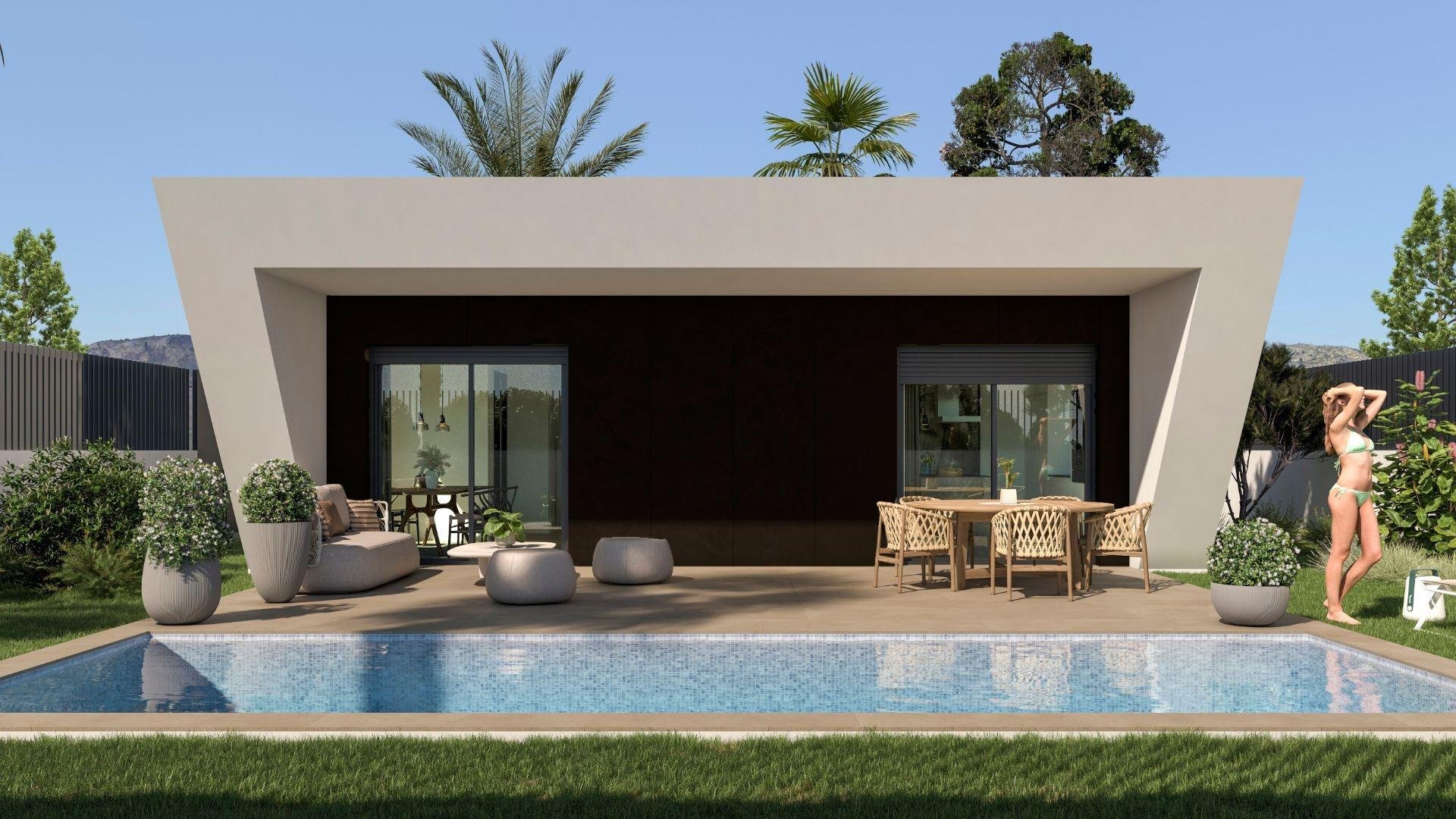 Villa en Monforte del Cid, Alicante, España 3 dormitorios, 129 m2 No. 161291