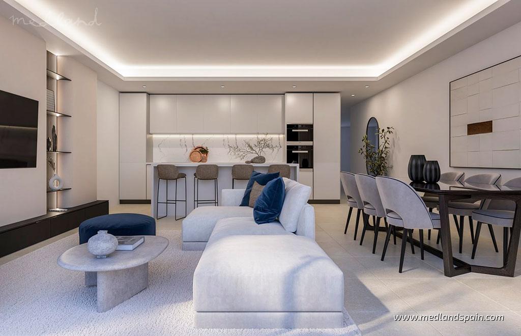 Dzīvoklis Mijas Costa, Malaga, Spānijā 3 istabas, 367 m2 Nr. 164726